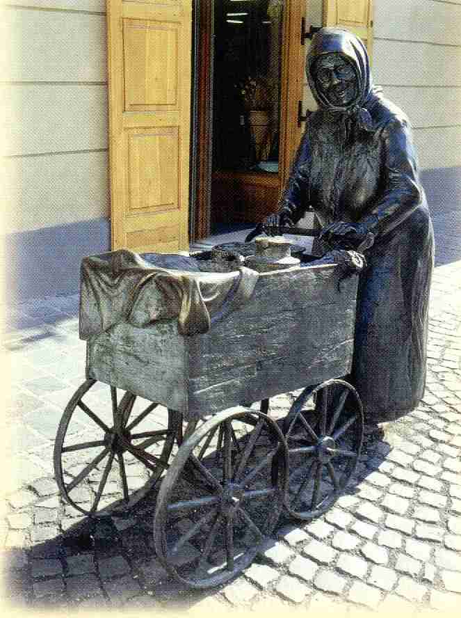 Liszt Ferenc utca Kati nni szobor, a felsvrosi fertlyos asszonyok emlkre